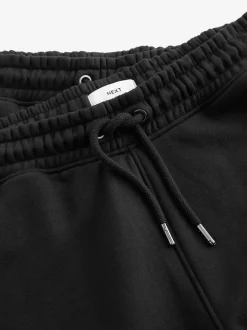 Next Noir - Lot de 2 Joggings Coupe ajustée à dos brossé