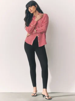 Next Noir - Lot de 5 leggings intégraux Clearance