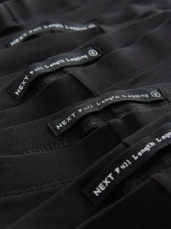 Next Noir - Lot de 5 leggings intégraux Clearance