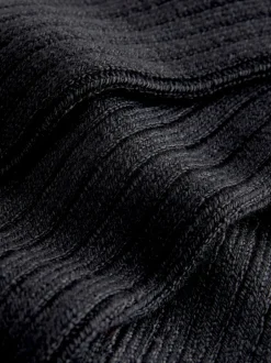 Next Noir - Lot de 3 paires de chaussettes côtelées à poignée chaude Hot