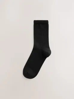Next Noir - Lot de 10 paires de chaussettes de cheville de base Sale