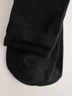 Next Noir - Lot de 10 paires de chaussettes de cheville de base Sale