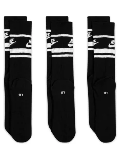 Nike Noir - Lot de 3 paires de chaussettes Sportswear Everyday Essential blanches Hot