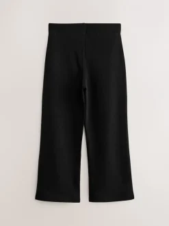 Next Noir - Lot de 2 pantalons d’école extensibles riches en coton à enfiler (3-17ans) Outlet