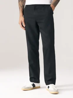 Next Noir - Lot de 2 pantalons intelligents unis sur le devant Online