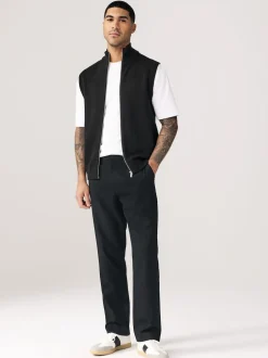 Next Noir - Lot de 2 pantalons intelligents unis sur le devant Online