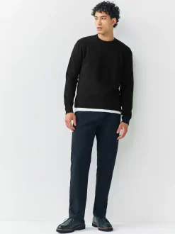 Next Noir - Lot de 2 pulls col rond doux au toucher coupe classique Sale