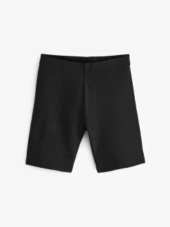 Next Noir - Lot de 5 shorts de vélo extensibles en coton riche (3-16ans) Outlet