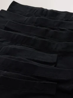 Next Noir - Lot de 7 shorts de vélo extensibles en coton riche (3-16ans) Hot