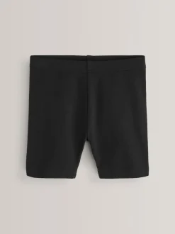 Next Noir - Lot de 5 shorts de vélo extensibles en coton riche (3-16ans) Clearance