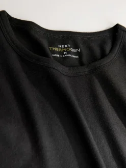 Next Noir - Lot de 2 t-shirts légers Thermogen à manches longues