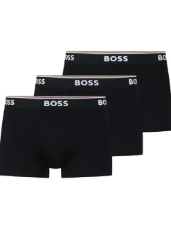 BOSS - Lot de boxers Power Extensible en coton 3 Noir Online