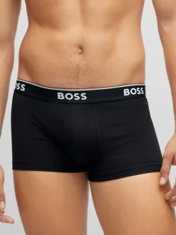 BOSS - Lot de boxers Power Extensible en coton 3 Noir Online
