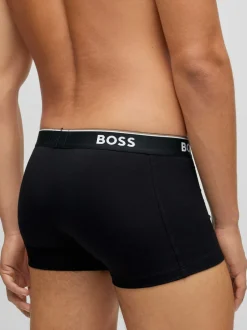 BOSS - Lot de boxers Power Extensible en coton 3 Noir Online