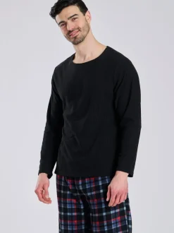 Loungeable Noir - Ensemble pyjama Carreaux en polaire Best