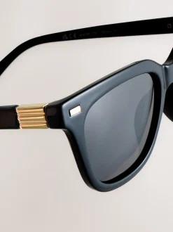 Next Noir - Lunettes de soleil carrées Outlet