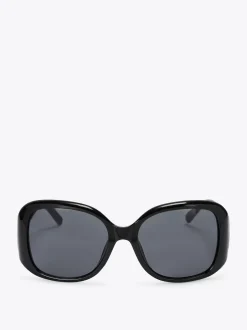 Carvela Noir - Lunettes de soleil oversize C Clearance