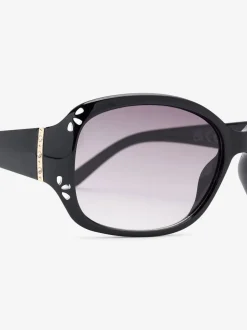 Next Noir - Lunettes de soleil à découpe effet dégradé