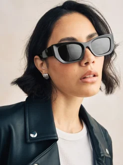 Next Noir - Lunettes de soleil carrées Sale