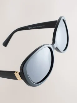 Next Noir - Lunettes de soleil cache-cœur carrées Hot