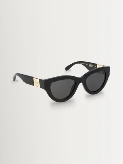 Mulberry Noir - Lunettes de soleil Luna Discount