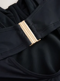 Next Noir - Maillot de bain DK à armatures avec contrôle du ventre Outlet