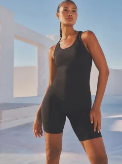 Next Noir - Maillot de bain Unitard avec contrôle du ventre Outlet