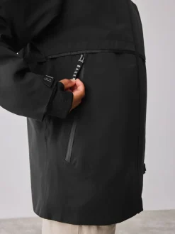 Baker by Ted Baker Noir - Manteau doublé en polaire imperméable Online