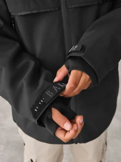 Baker by Ted Baker Noir - Manteau doublé en polaire imperméable Online