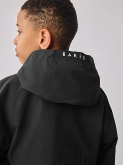 Baker by Ted Baker Noir - Manteau doublé en polaire imperméable Online