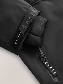 Baker by Ted Baker Noir - Manteau doublé en polaire imperméable Online