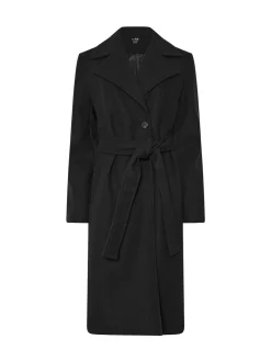 Long Tall Sally Noir - Manteau cache-cœur Outlet