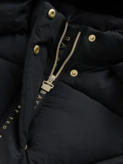 Baker by Ted Baker Noir - Manteau matelassé long imperméable fille Best