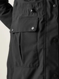 Regatta Noir - Manteau Yannta Isotex imperméable respirant New