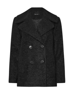 M&Co Noir - Caban en boucle Best