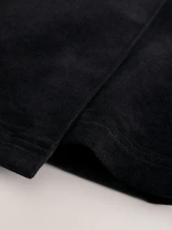 Next Noir - Mini-jupe cache-cœur en velours côtelé Discount