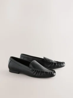 Next Noir - Mocassins Forever Comfort® souples froncés Online
