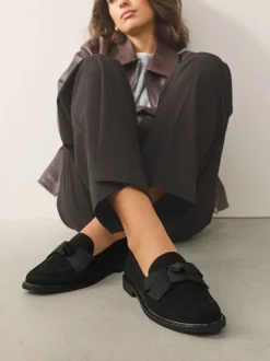 Next Noir - Mocassins Forever Comfort® avec nœud Sale