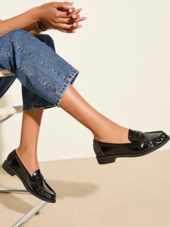 Friends Like These Noir - Mocassins plats froncés et confortables à enfiler Best