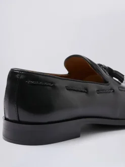 MOSS Noir - Mocassins Highgate à glands