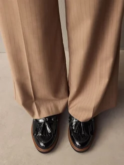 Next Noir - Mocassins épais vernissés à glands Clearance