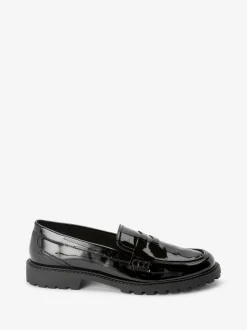 Next Noir - Mocassins vernis épais Online