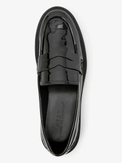 Next Noir - Mocassins vernis épais Online