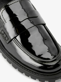 Next Noir - Mocassins vernis épais Online