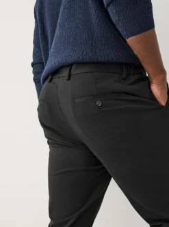 Next Noir - Moulant - N. Premium Smart Coton TENCEL™ Chinos en Blend de lyocell avec taille confort Best