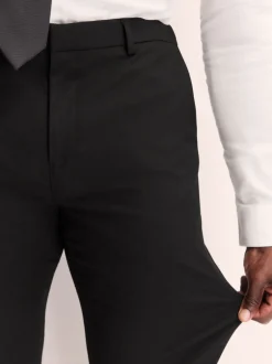 Next Noir - Moulant - Pantalons extensibles à taille élastiquée Motionflex Clearance