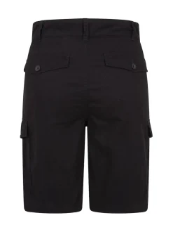 Mountain Warehouse - Mens Lakeside 100% Cotton Cargo Shorts Noir Hot