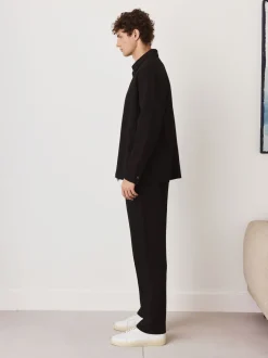 Next Noir - N. Premium Joggings doux au toucher Scuba Coupe ajustée Open New