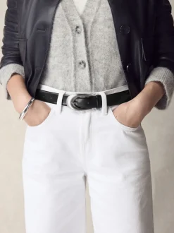 Next Noir - N. Premium Made In Italie Ceintures en Cuir à boucle Grandes tailles Sale