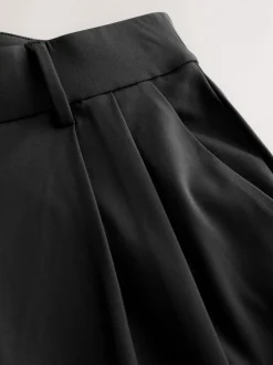 Next Noir - N. Premium Pantalons Habillés Jambe large en jersey Best